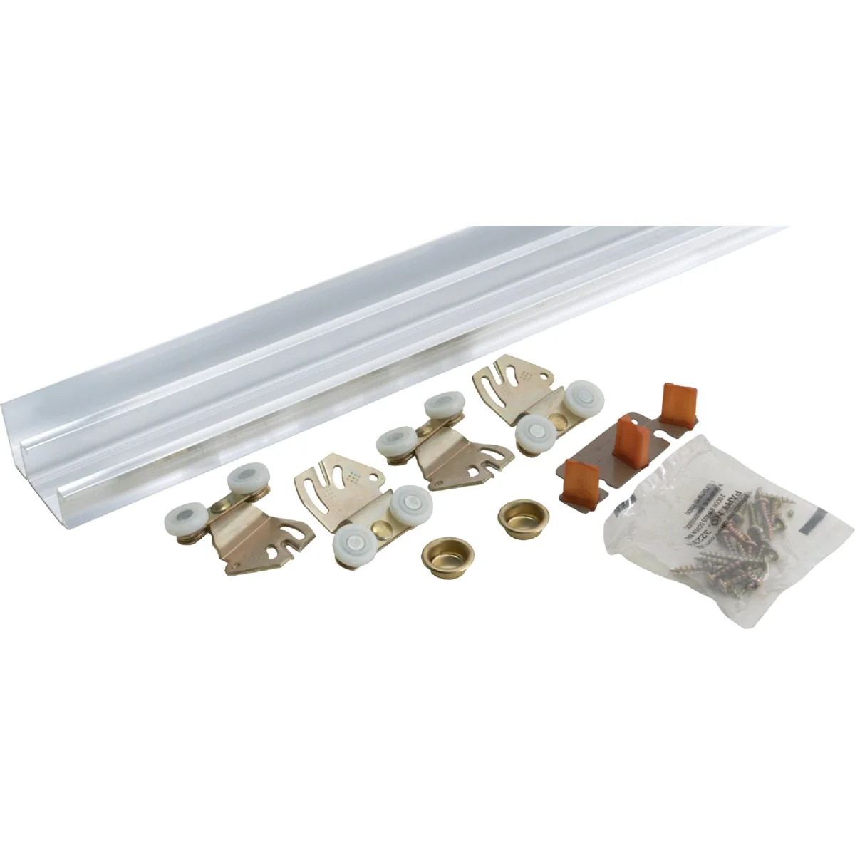 Eco-Friendly Johnson Hardware 48 In. Double Wheel Sliding Door Hardware High-End