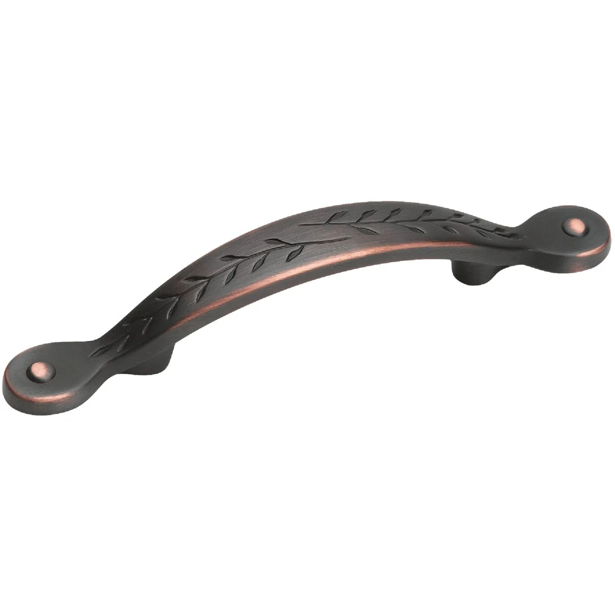 Healthy Amerock Nature’s Spendor Oil Rubbed Bronze 3 In. Leaf Cabinet Pull Elegant