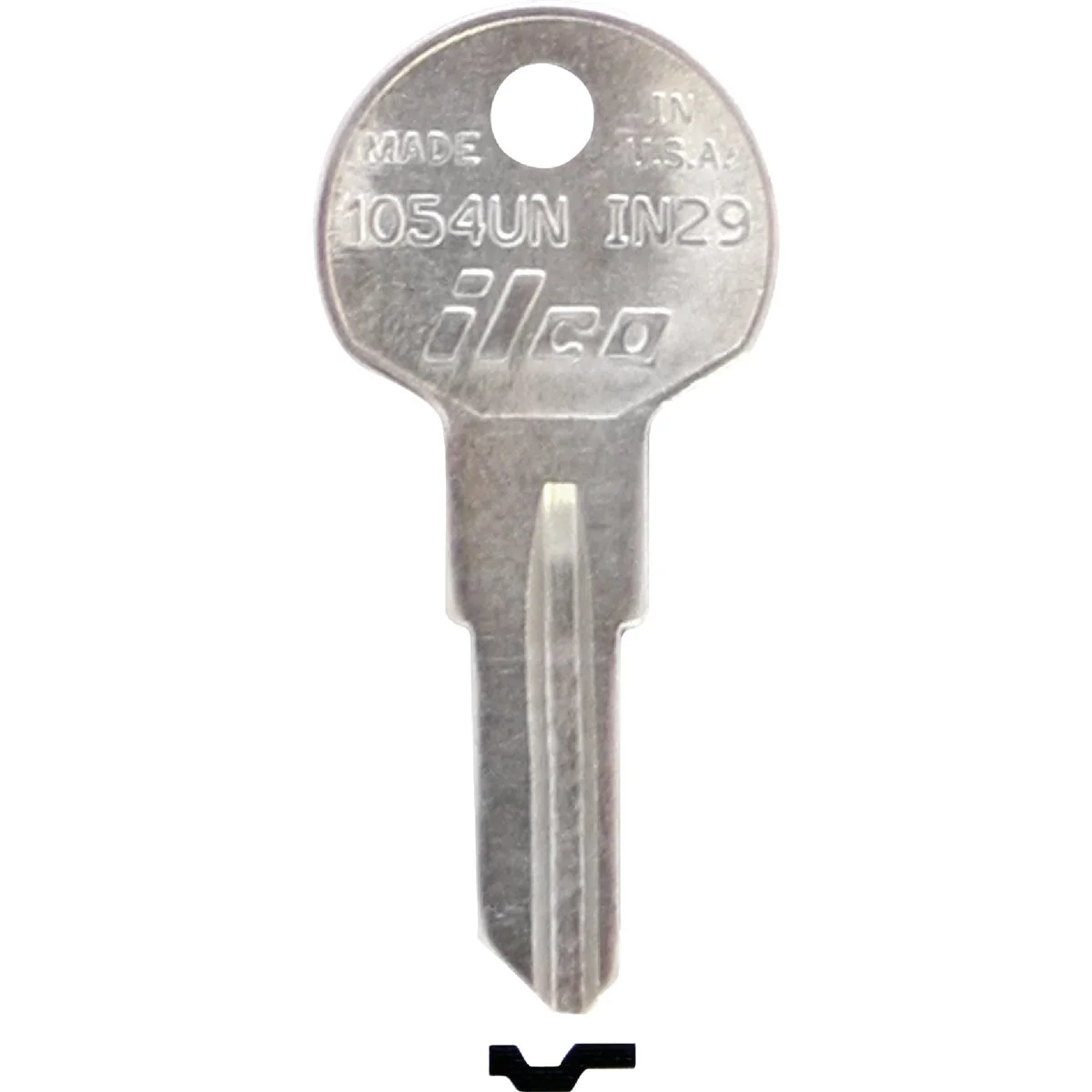 Casual ILCO Nickel Plated File Cabinet Key IN29 10-Pack Lightweight