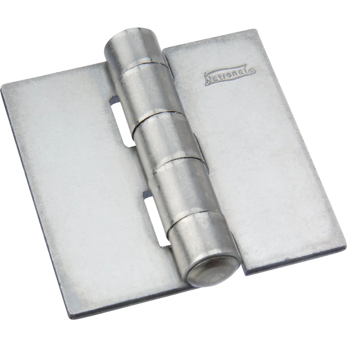 Official National 2 In. Square Plain Steel Weldable Door Hinge Premium