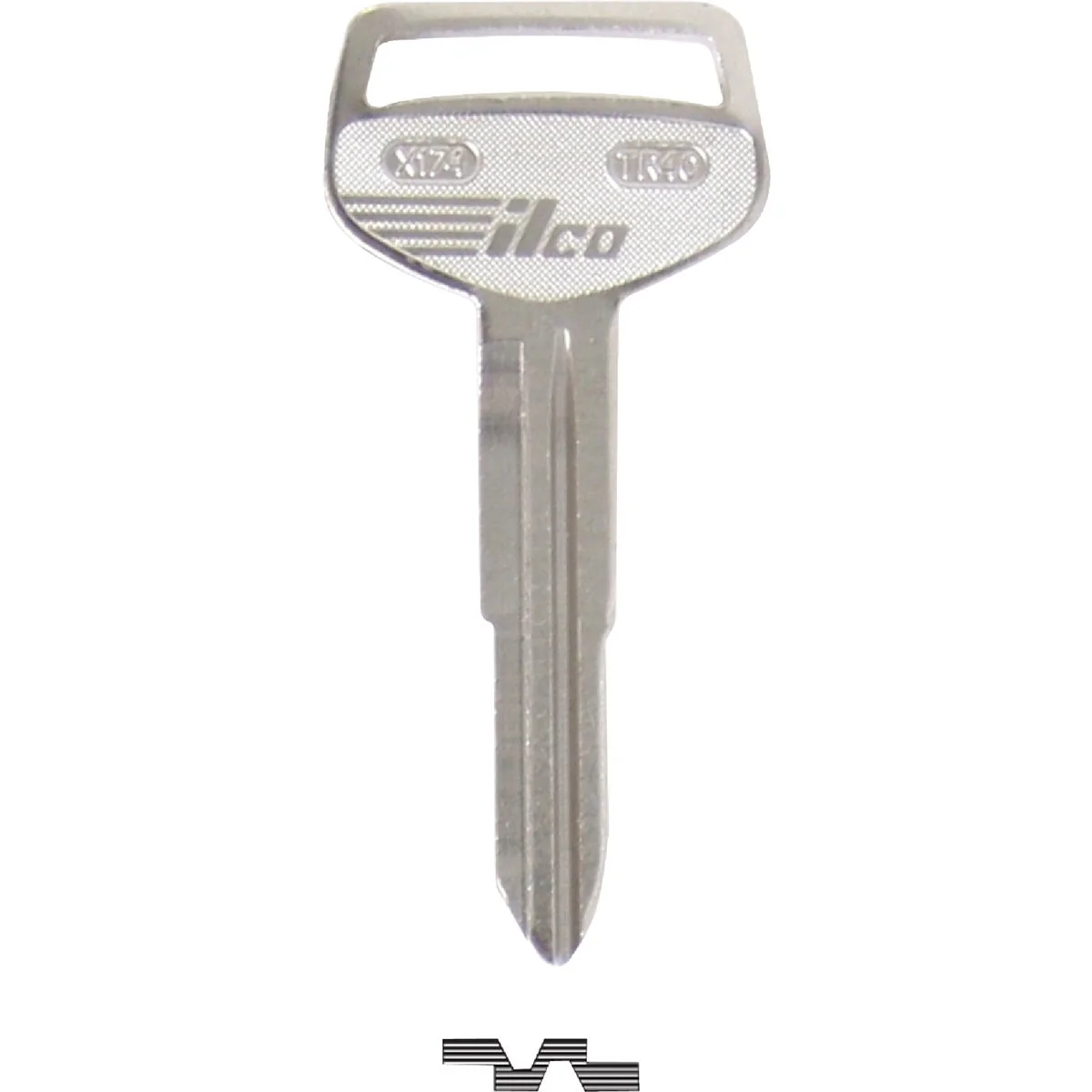 Reusable ILCO Toyota Nickel Plated Automotive Key TR40 10-Pack Premium Material