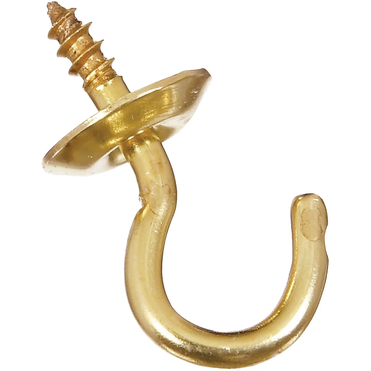 Optimized National V2021 1 2 In. Solid Brass Series Cup Hook 6 Count Exclusive