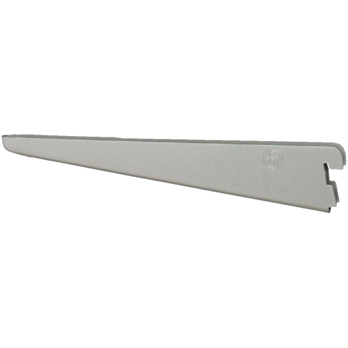 Convenient domRail 12-1 2 In. Nickel Twin-Track Shelving Bracket Innovative