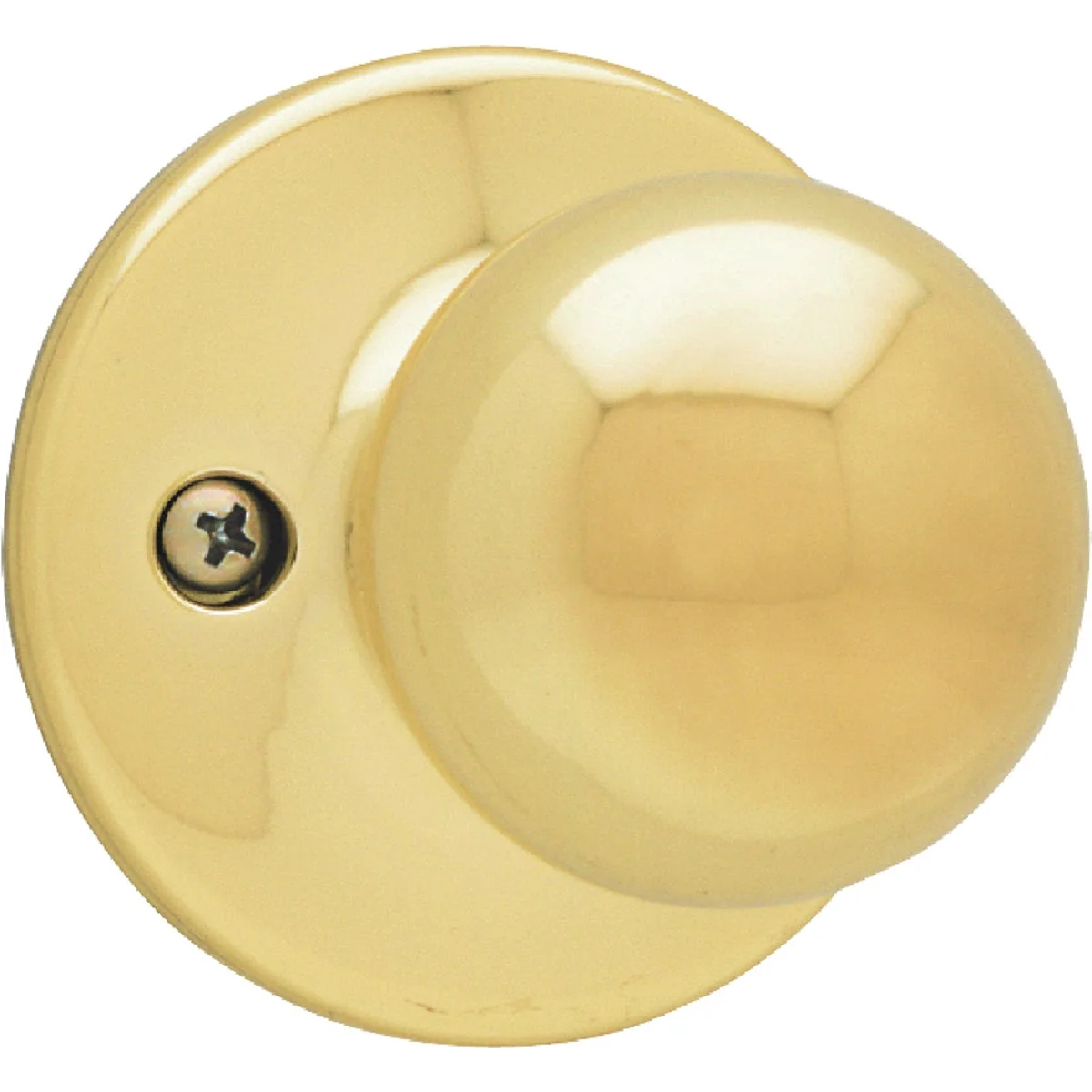 Professional Kwikset Polished Brass Polo Dummy Door Knob Expertly Made