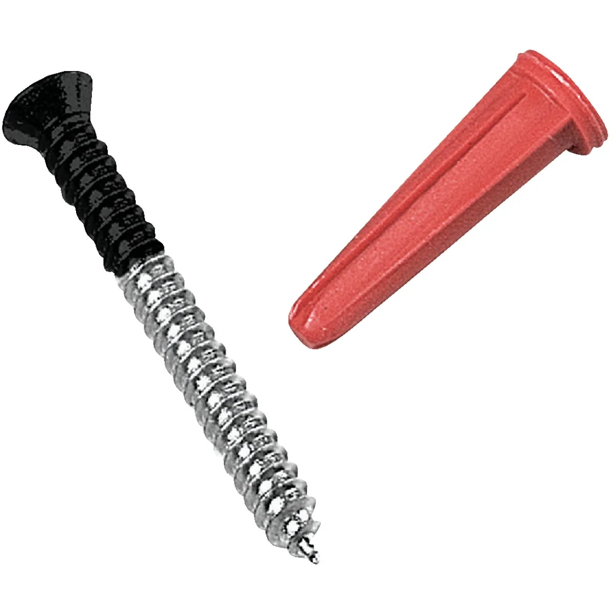 High-Quality Knape Vogt 1-1 2 In. Black Standards Screw Anchor Set 6-Count Minimalist