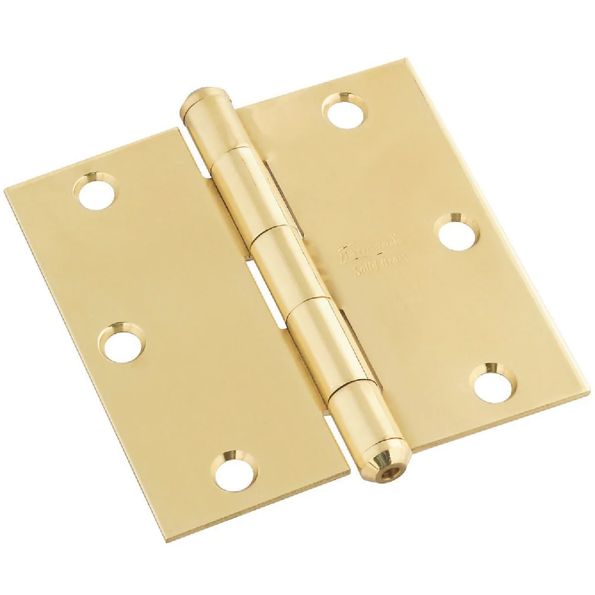 Green National 3-1 2 In. Square Solid Brass Door Hinge Elite