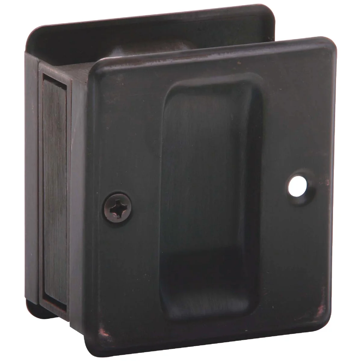 Consistent Schlage Passage Aged Bronze Pocket Door Pull Artisan