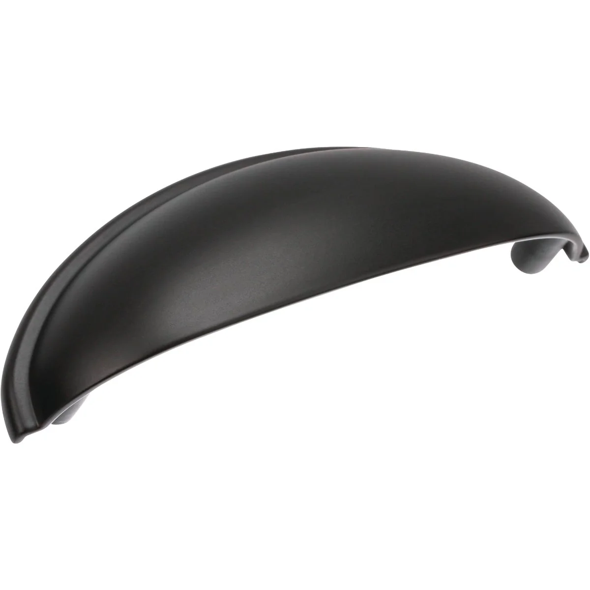 High-End Amerock Ravino 2 In. Flat Black Cup Pull Sophisticated
