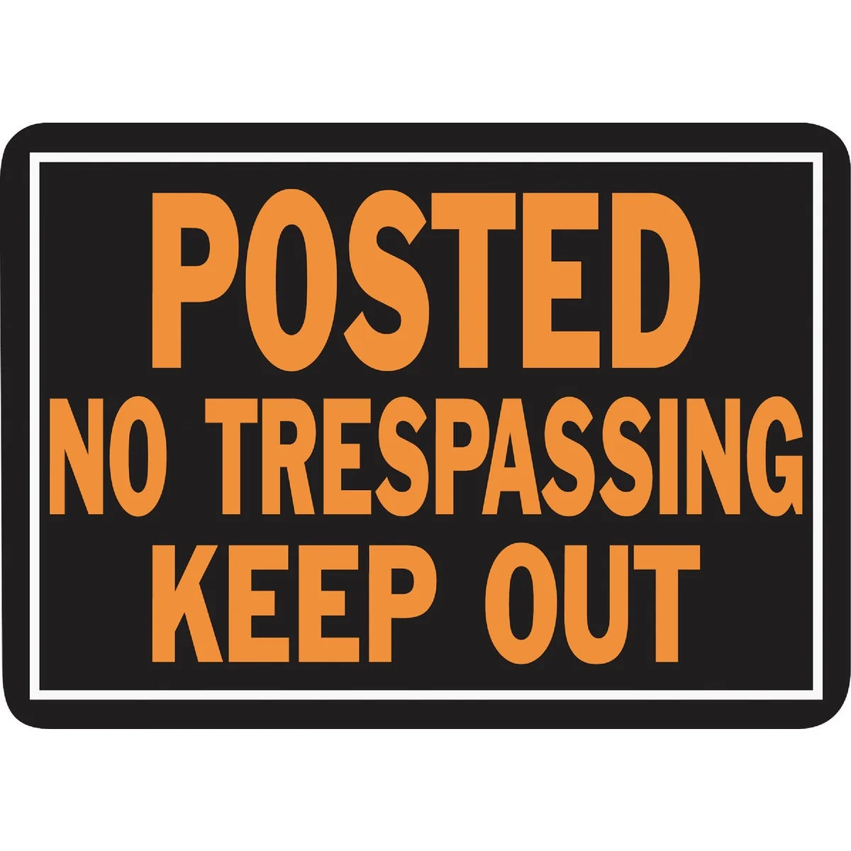 Lightweight Hy-Ko Aluminum Sign Posted No Trespassing Keep Out Environmentally Friendly