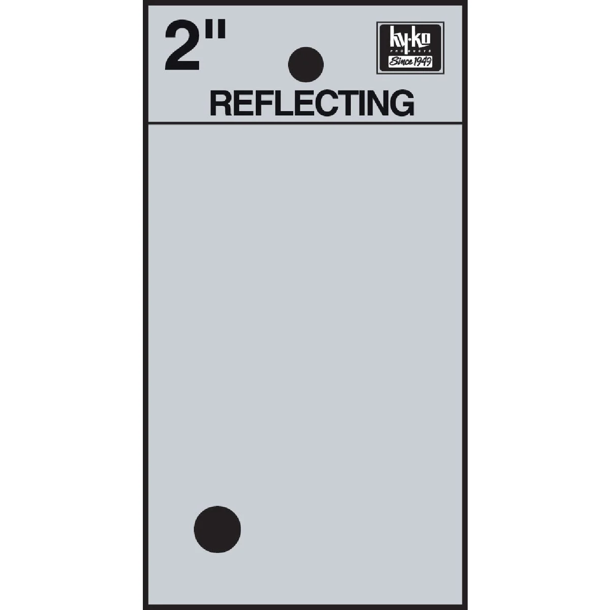 Refined Hy-Ko 2 In. Vinyl Adhesive Symbol Period Flexible