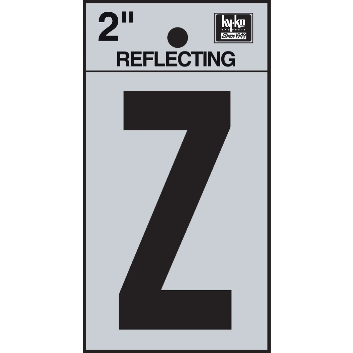 Verified Hy-Ko Vinyl 2 In. Reflective Adhesive Letter Z Exclusive
