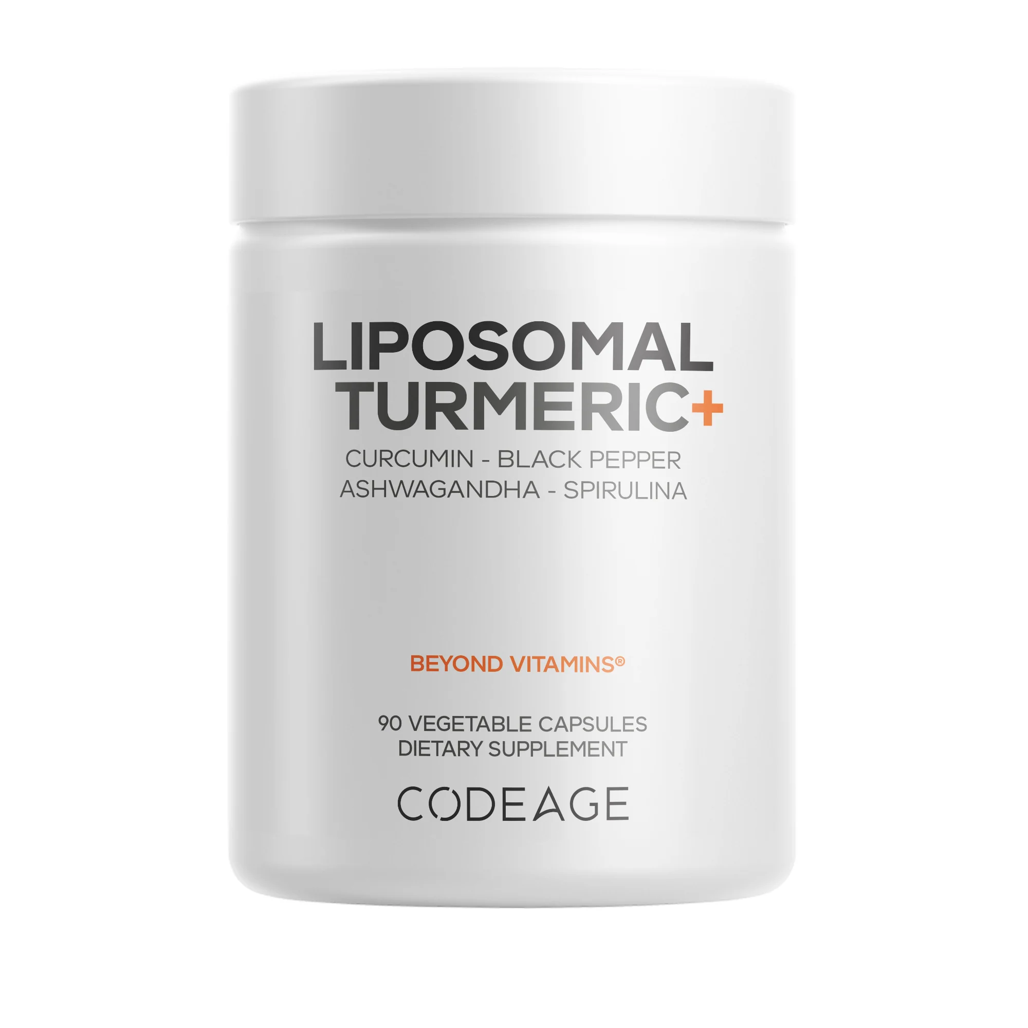 Natural Codeage Liposomal Turmeric Capsules Lightweight
