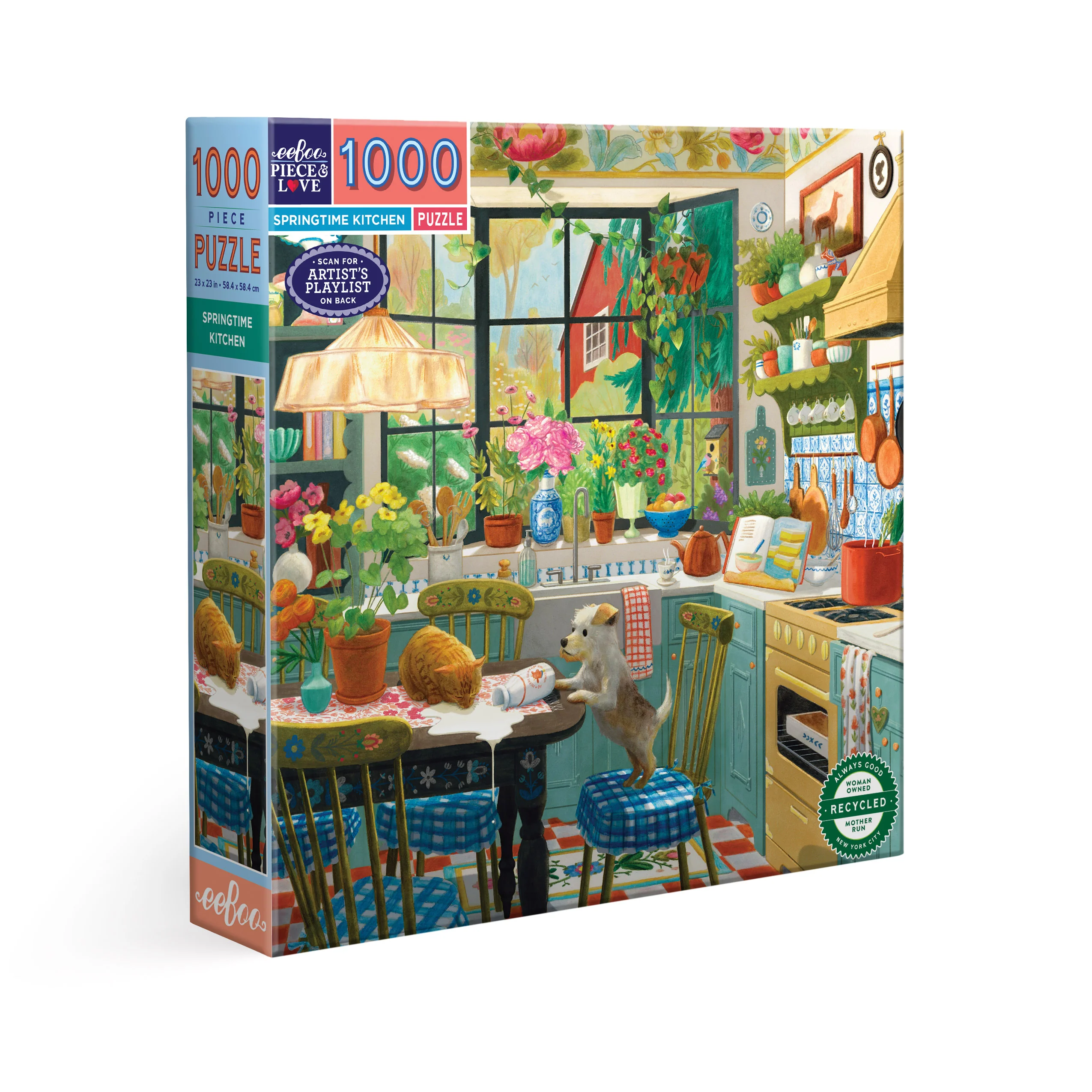 Prestigious eeBoo Piece Love Springtime Kitchen 1000 Piece Puzzle Next-Generation