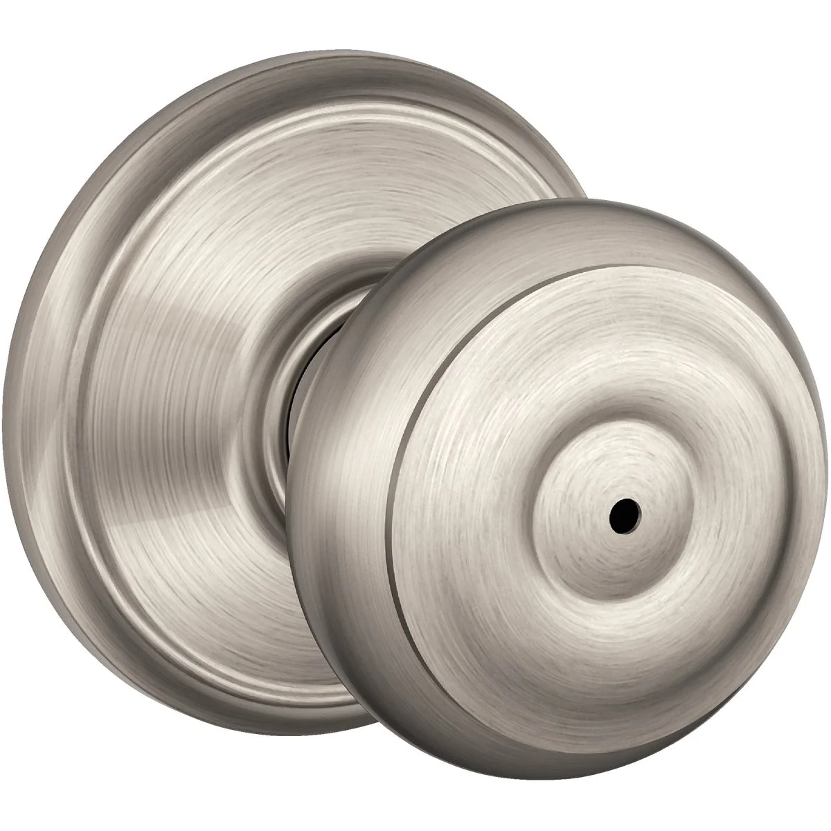 Responsible Schlage Georgian Satin Nickel Bed Bath Door Knob Selected