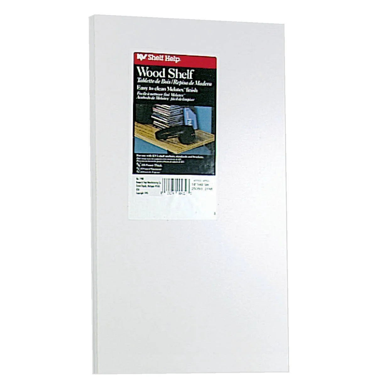 Versatile Knape Vogt 10 In. x 48 In. White All-Purpose Shelf Comfortable