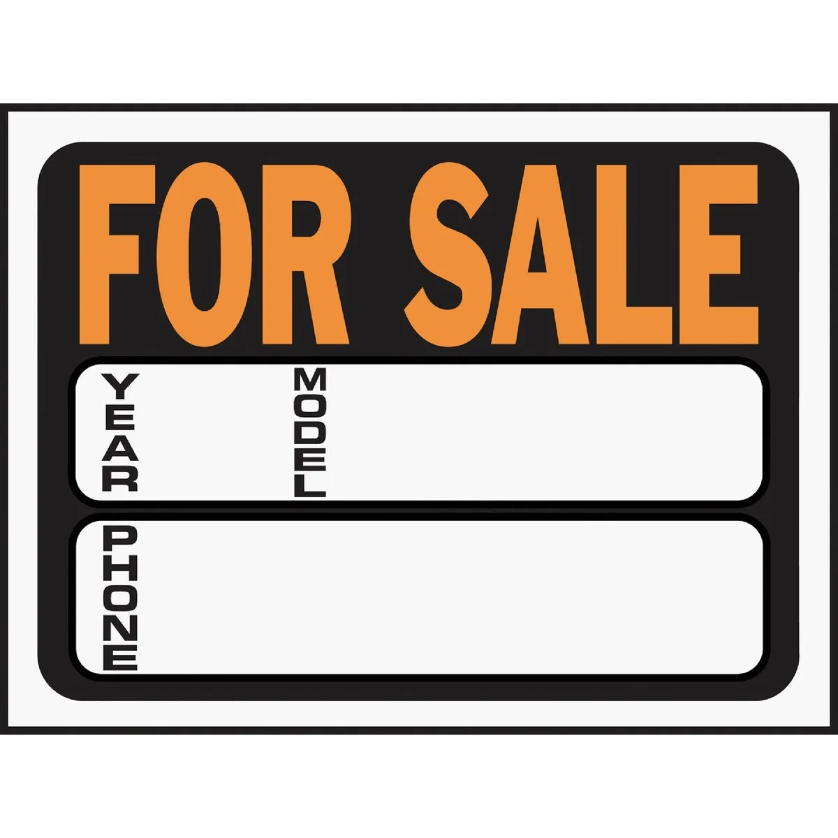 Comfortable Hy-Ko Plastic Sign Auto For Responsible
