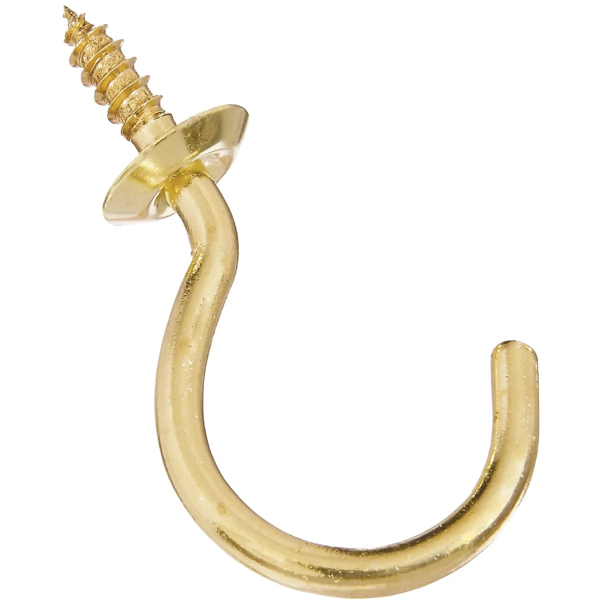 Expertly Made National V2021 1-1 2 In. Solid Brass Series Cup Hook 2 Count Carefully Designed