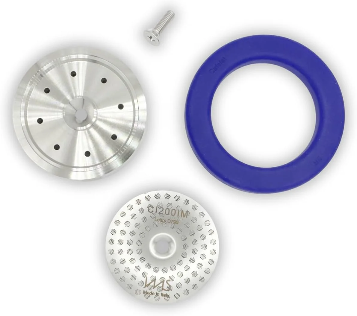 High-Grade Stainless Steel Precision Kit Compatible with Dual Boiler Breville Sage. IMS Precision Screen Shower Holder Silicone Gasket. Fits Oracle Oracle Touch Dual Boiler. Doesn’t fit JET or 54mm models High-Performance