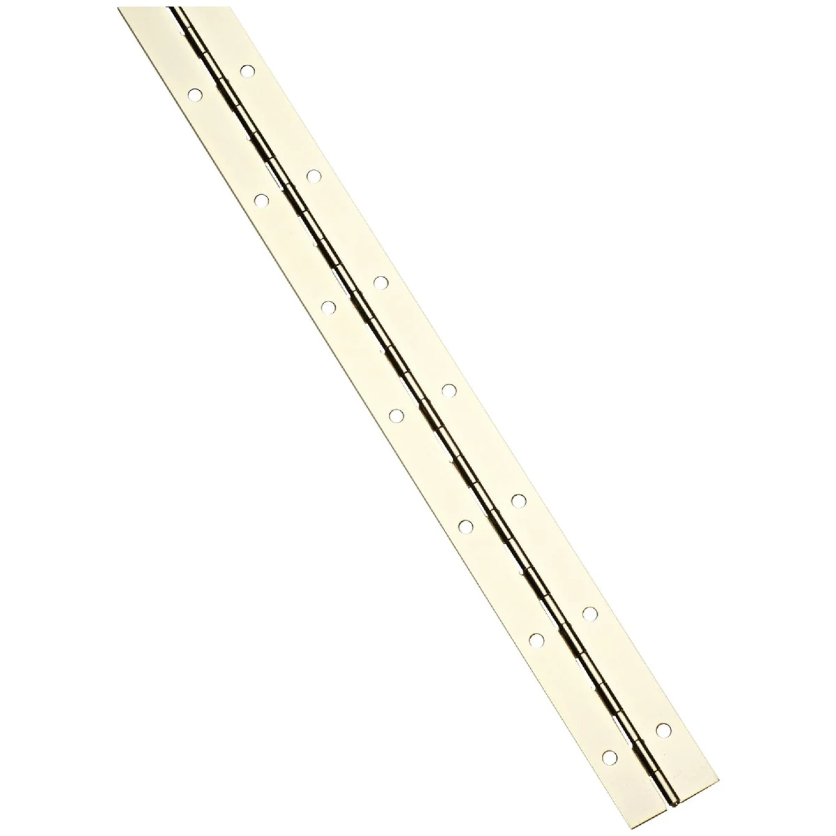 Crafted National Steel 1-1 2 In. x 72 In. Bright Brass Continuous Hinge High-Grade