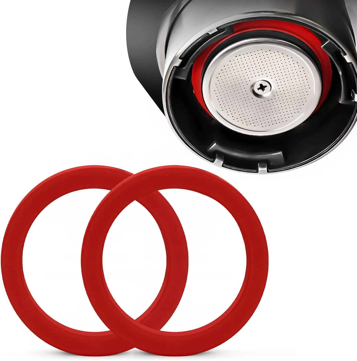Eco-Friendly E61 Gasket 8.0mm Group Head Gasket for Gaggia Red Premium