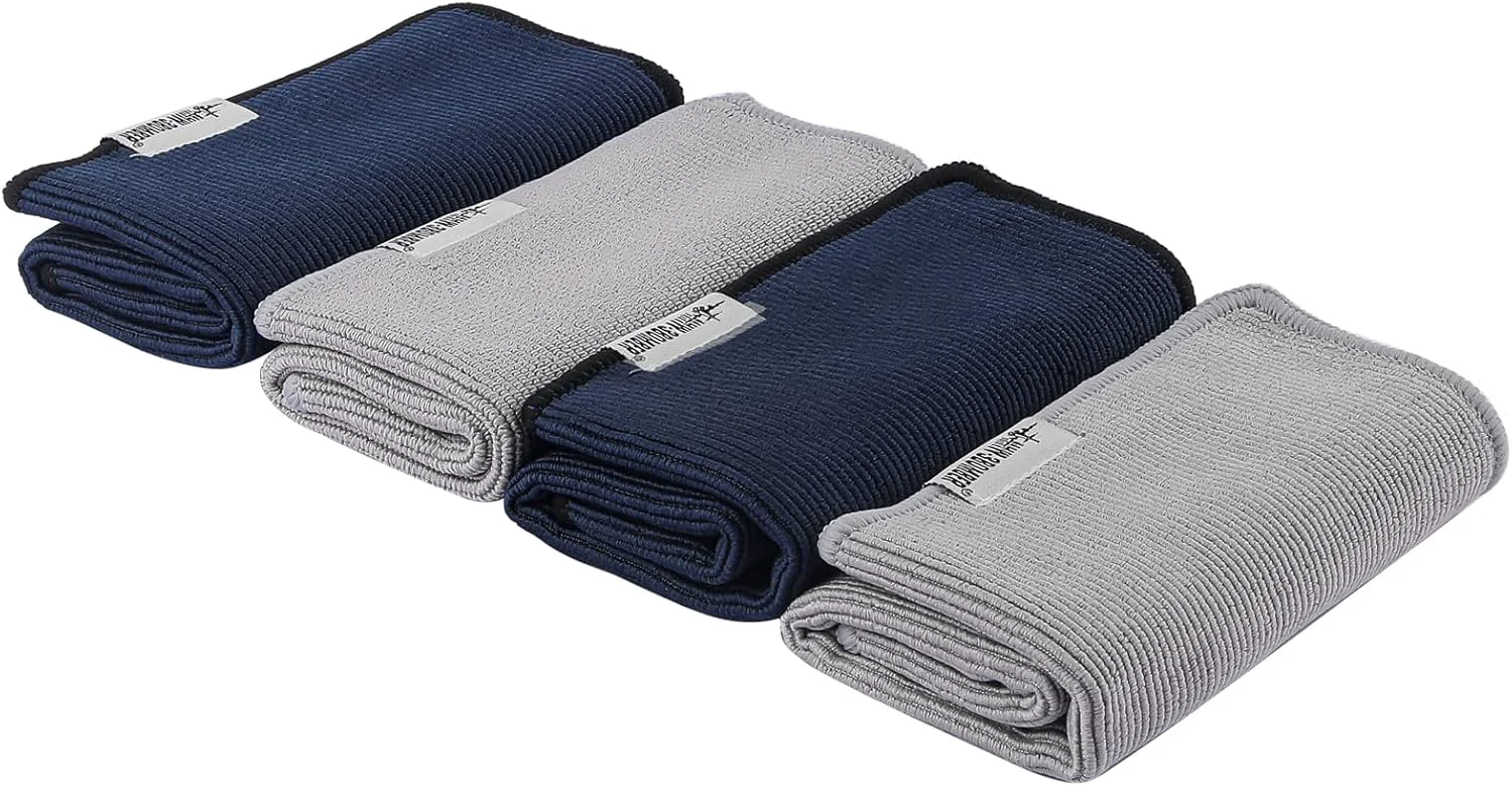 Easy-to-Use MHW-3BOMBER Barista Towels for Espresso 4Pack 11 Microfiber Barista Cloth Espresso Cleaning Towel for Coffee Bar Consistent