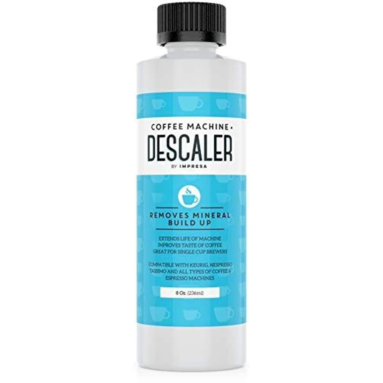 Outstanding Impresa Coffee Machine Descaler 2 Uses Per Bottle - Made in the USA - Universal Descaling Solution Compatible with Nespresso Trendy