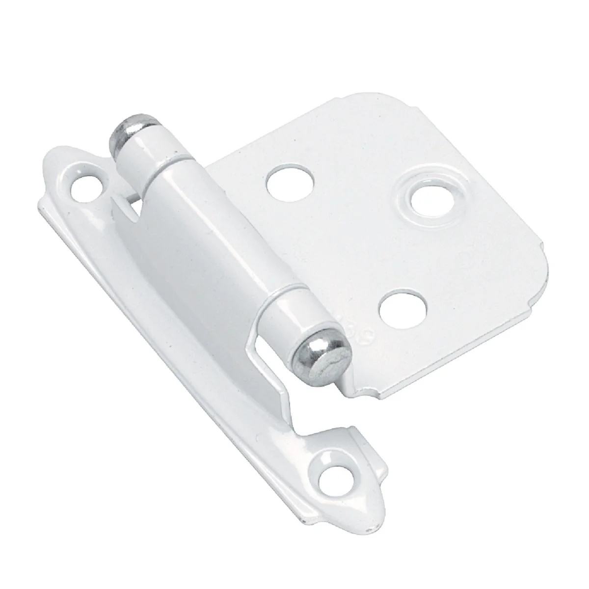 Detailed Amerock White Self-Closing Face Mount Variable Overlay Hinge 2-Pack Enhanced
