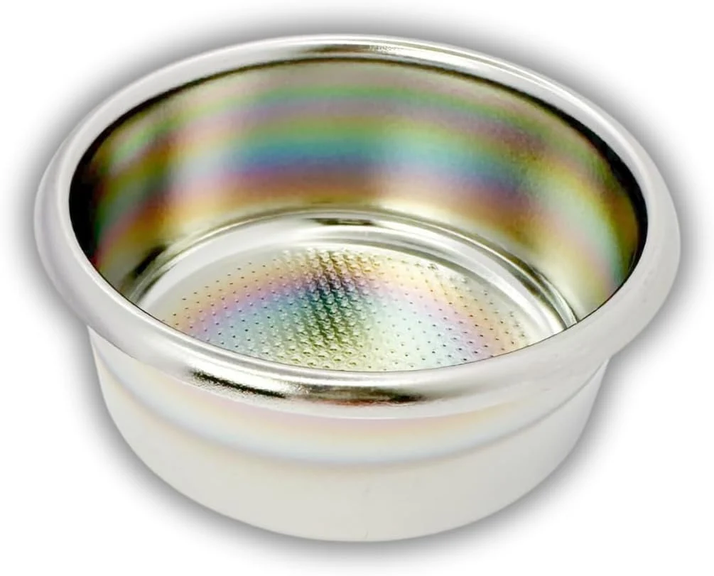 Lightweight IMS Precision Nanotech Filter Basket for Verybarista. Rounded Bottom. H26mm – 20g. Made for 54mm Breville Sage Solis Espresso Machines Soft