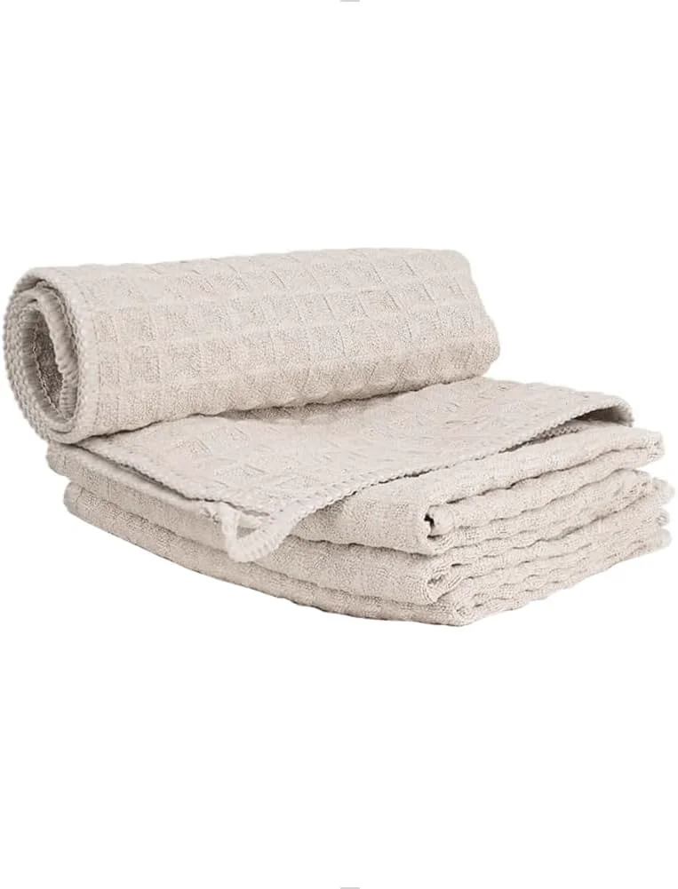 Artisan watchget 4 Pack Microfiber Espresso Barista Cleaning Towels Khaki Consistent