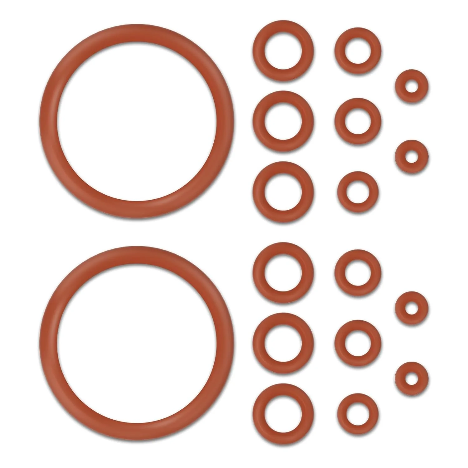 Elegant 18 PCS Seal O-Ring Kit Gasket Seal Set Fit for Saeco Philips Gaggia Professional Coffee Machine O’Rings for Boiler Outlet Pin and Brew Unit Breathable
