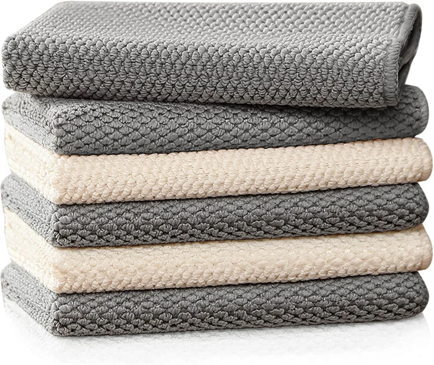 Casual Barista Microfiber Towels 6-Pack Coffee Cloths 12 x12 Espresso Accessories Cleaning Towel for Steam Wands amp Countertops Essential Coffee Bar Accessories Artisan