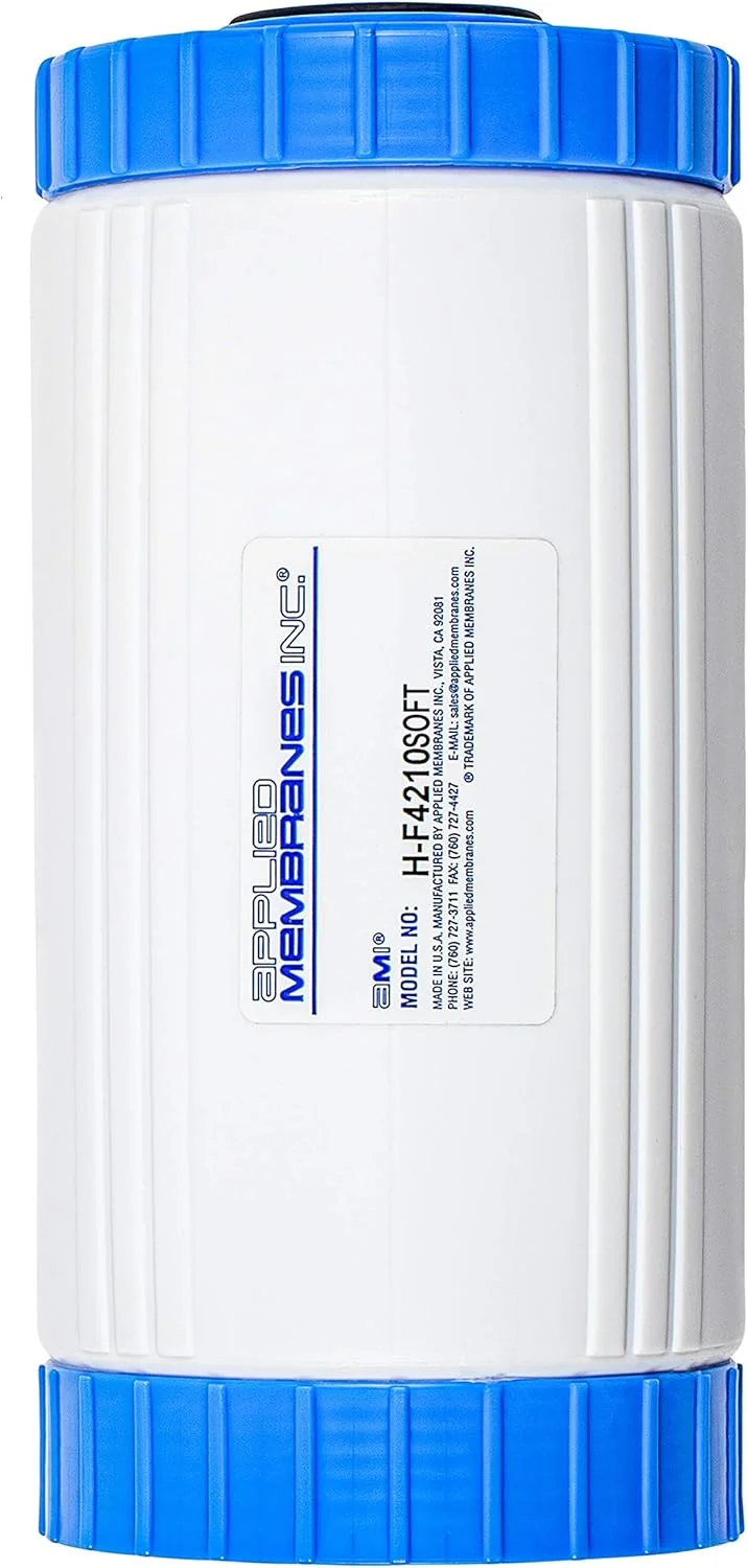 Optimized Applied Membranes INC. Water Softening Filter Cartridge Ion Exchange Filter Softens Water Great for Appliances and Washing Machines 4.5 x 10 Trusted