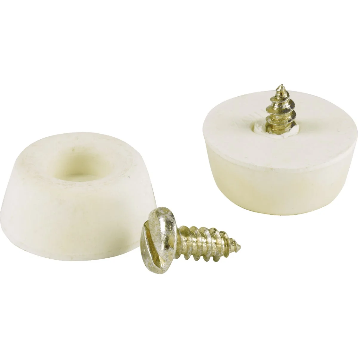 Consistent Do it 7 8 In. Round Off-White Furniture Bumpers 4-Pack High-End