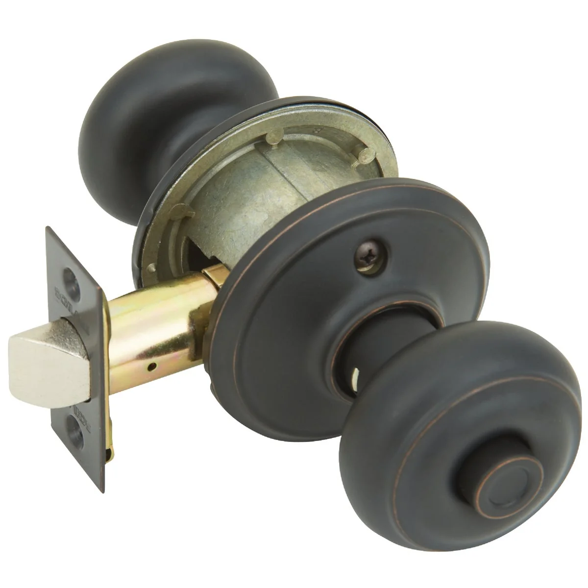 Excellent Schlage Georgian Aged Bronze Bed Bath Door Knob Pure