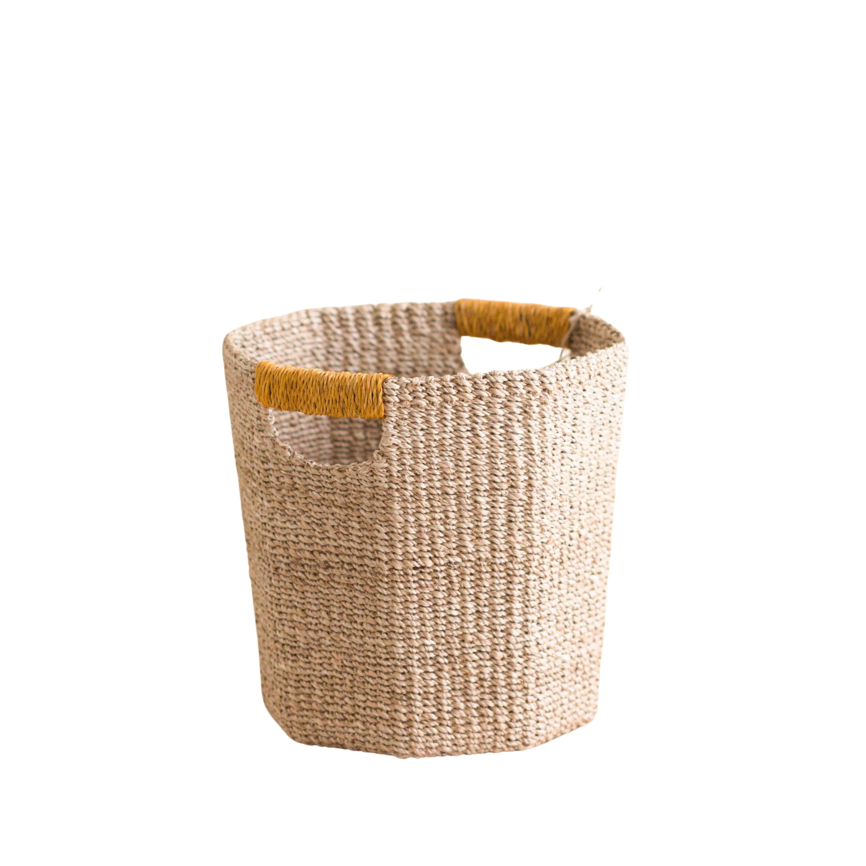 Minimalist LIKHA Abaca Octagon Basket Premium