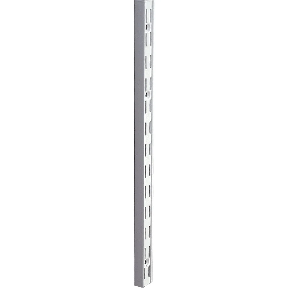 Versatile Knape Vogt 82 Series 16-1 2 In. Titanium Steel Heavy-Duty Double-Slot Shelf Standard Elegant
