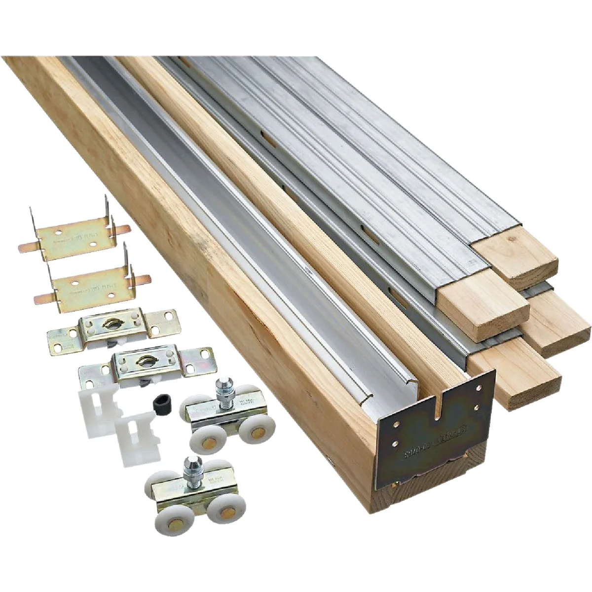 Classic National 24 In. To 36 In. W. Single Sliding Pocket Door Set Dependable