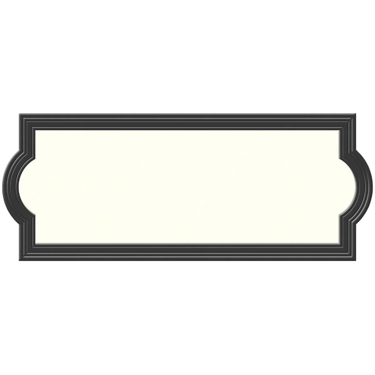 Natural Hy-Ko Prestige Series Plastic Address Plate Original