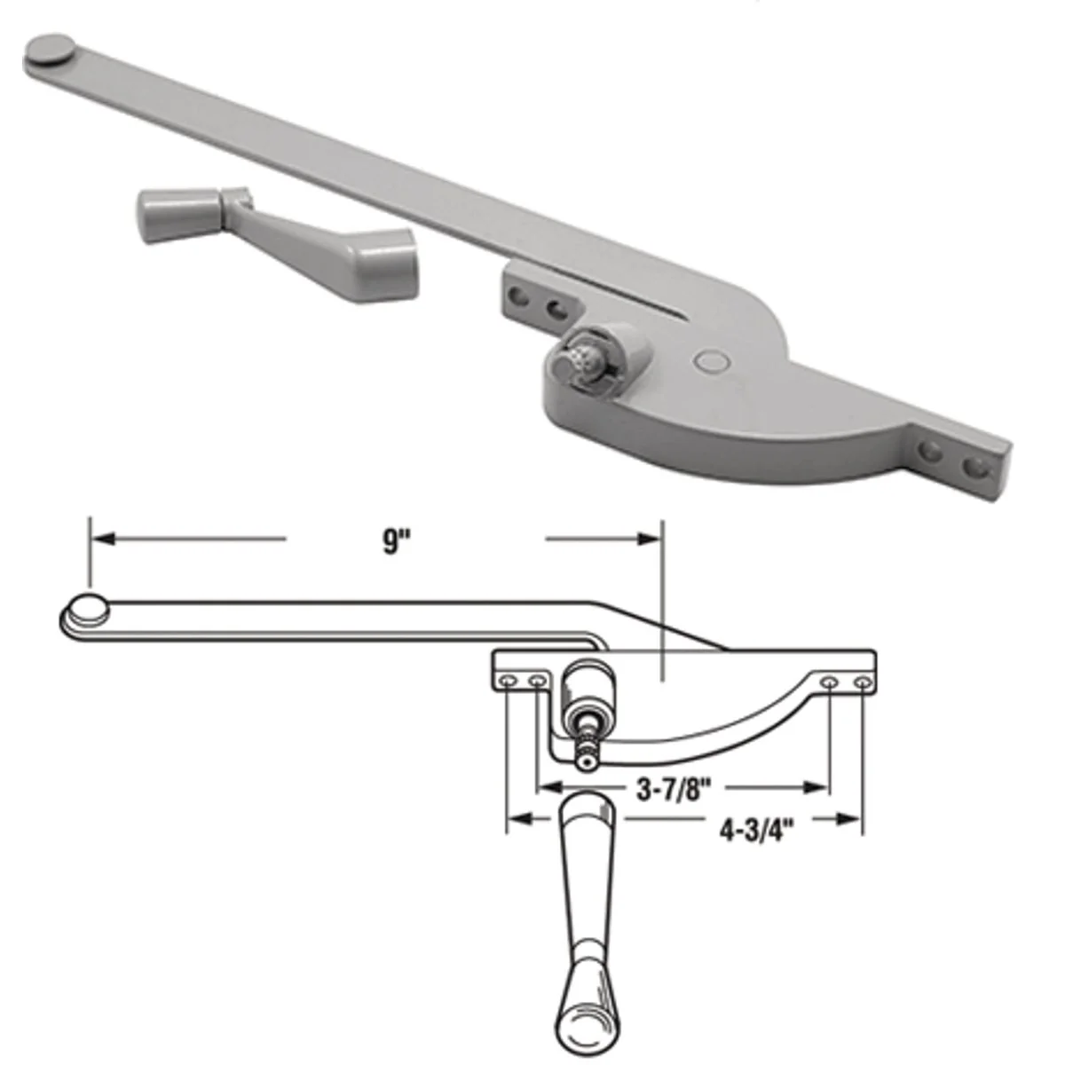 Exceptional Prime-Line Right Hand Teardrop Type Casement Operator Pure