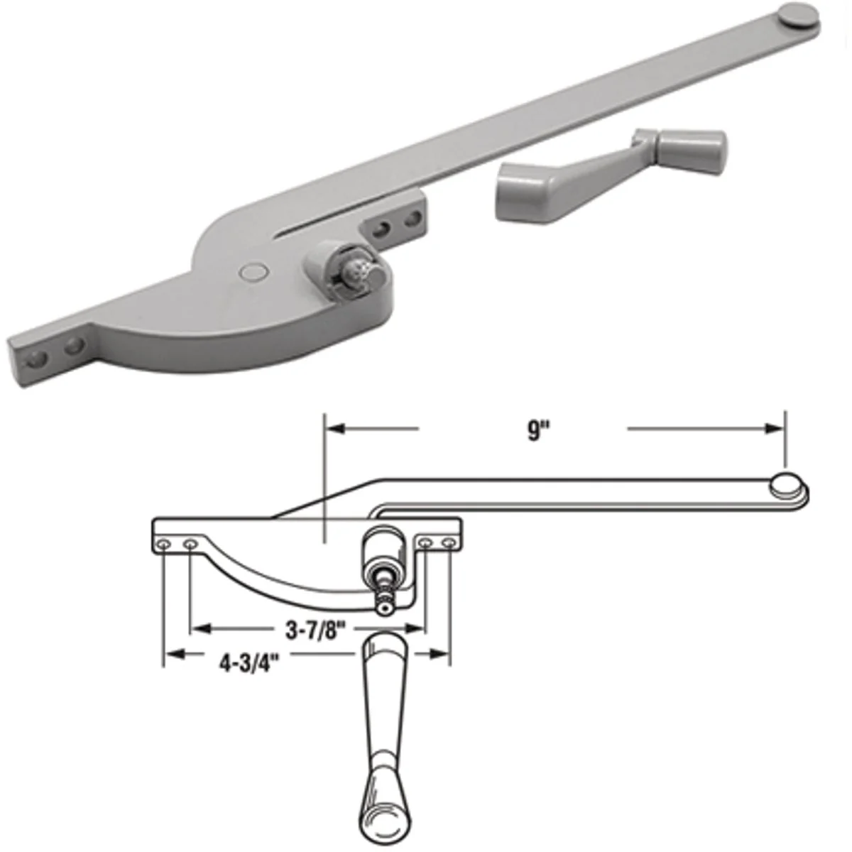 Fine Prime-Line Left Hand Teardrop Type Casement Operator Prestigious