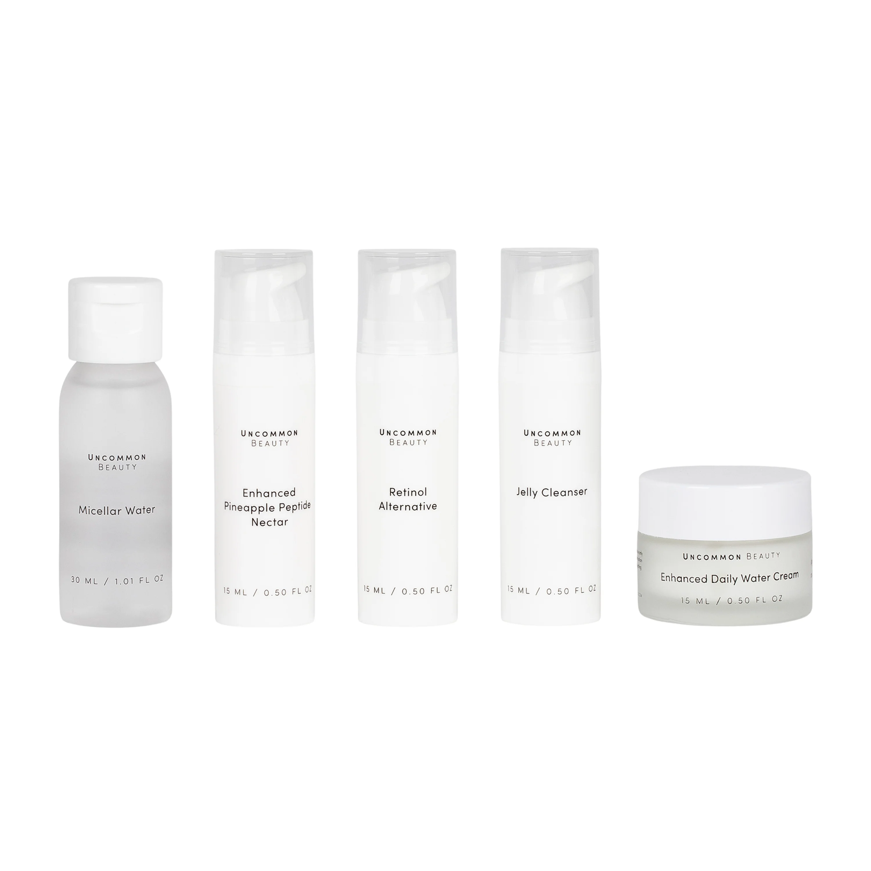 Traditional Uncommon Beauty Daily Skincare Travel Set Optimized