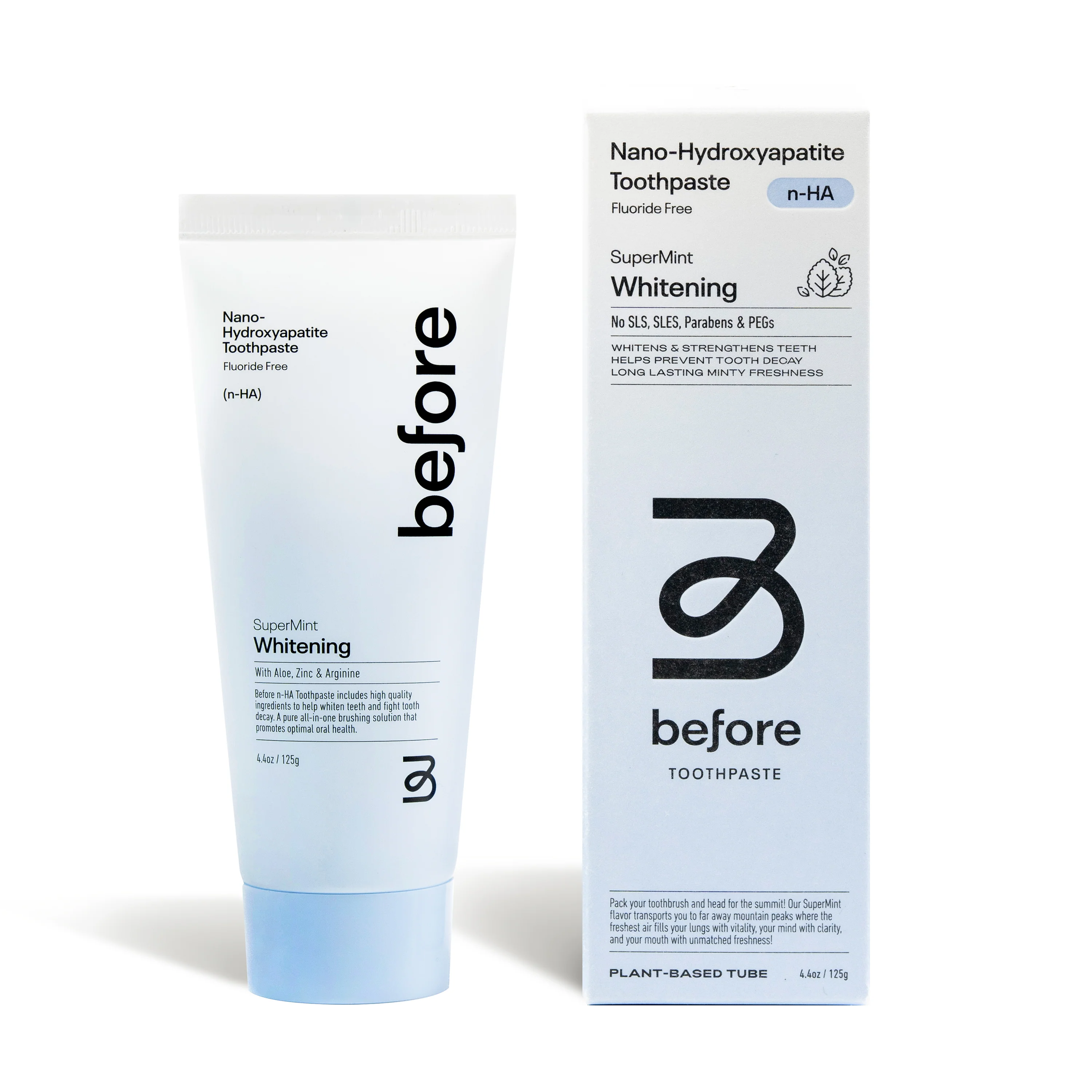 Excellent before n-HA Whitening Toothpaste Fluoride- Healthy