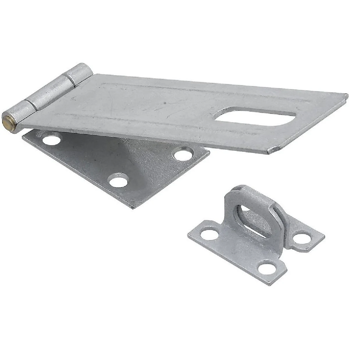 Lightweight National 6 In. Galvanized Non-Swivel Safety Hasp Optimized