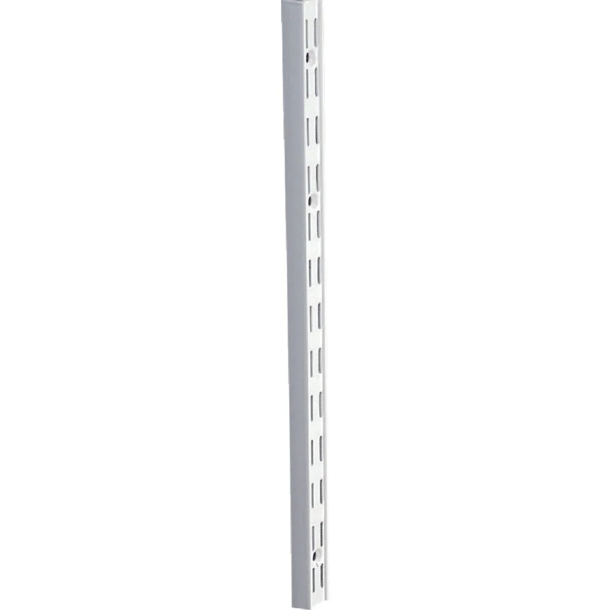 Exceptional Knape Vogt 82 Series 48 In. White Steel Heavy-Duty Double-Slot Shelf Standard Elite