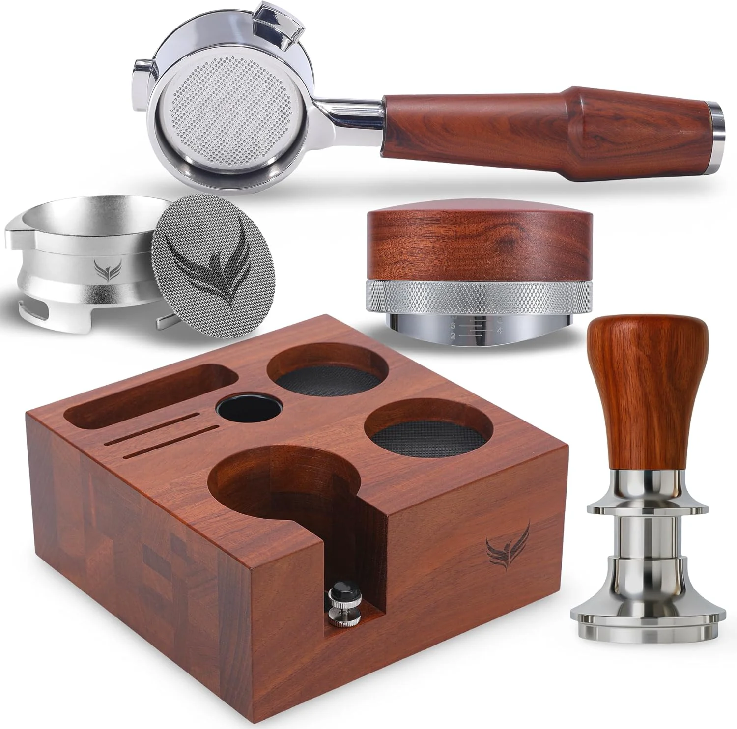 Secure Breville Espresso Accessories Kit Rosewood 6pcs World-Class