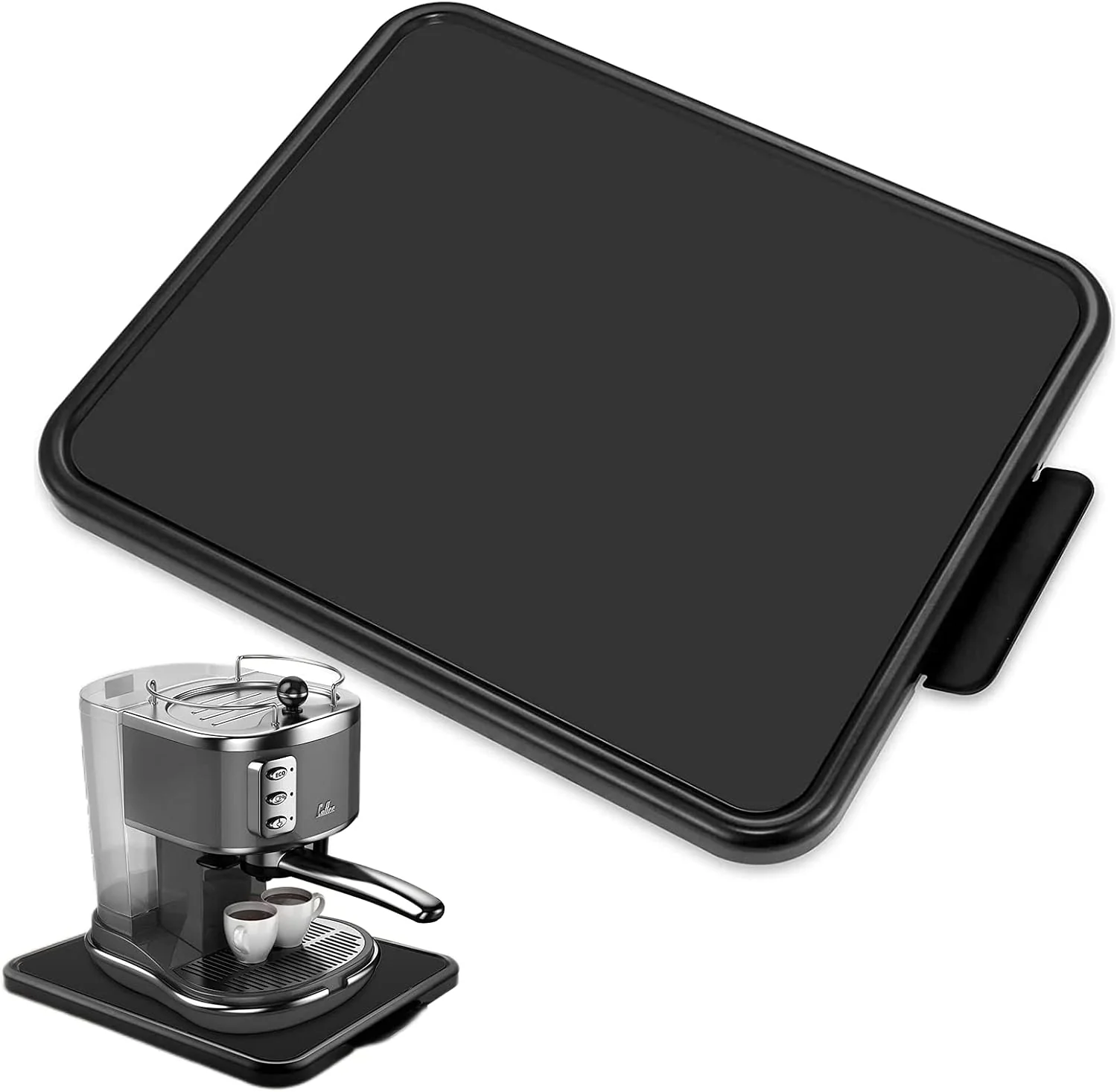 Soft Kitchen Caddy Coffee Maker Sliding Tray Premium Under Cabinet Appliance Coffee Maker Toaster Blender Air Fryer Stand Mixer Alloy Steel 11.7 W x 13.8 D Flexible