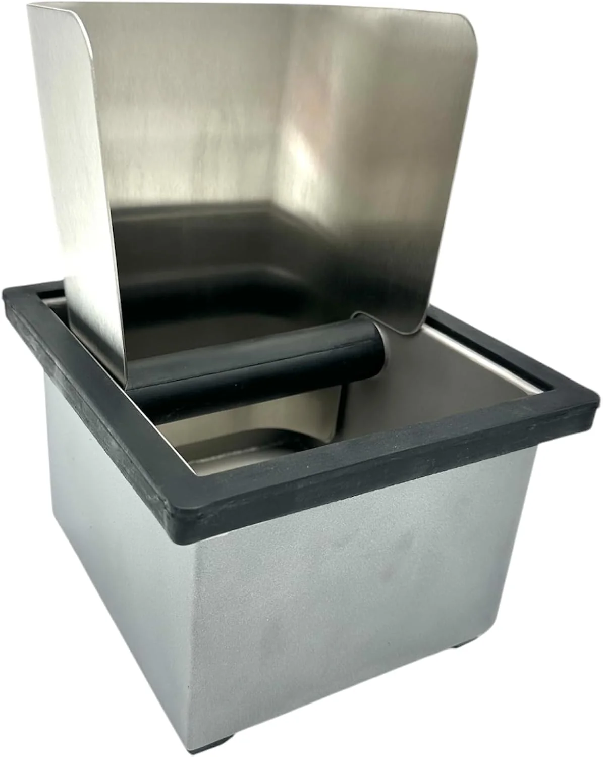 Breathable Rattleware Stainless Steel Espresso Knock Box Splash Guard for Home Cafe Restaurant Hotel - Coffee Splash Guard Accessory for Baristas Practical