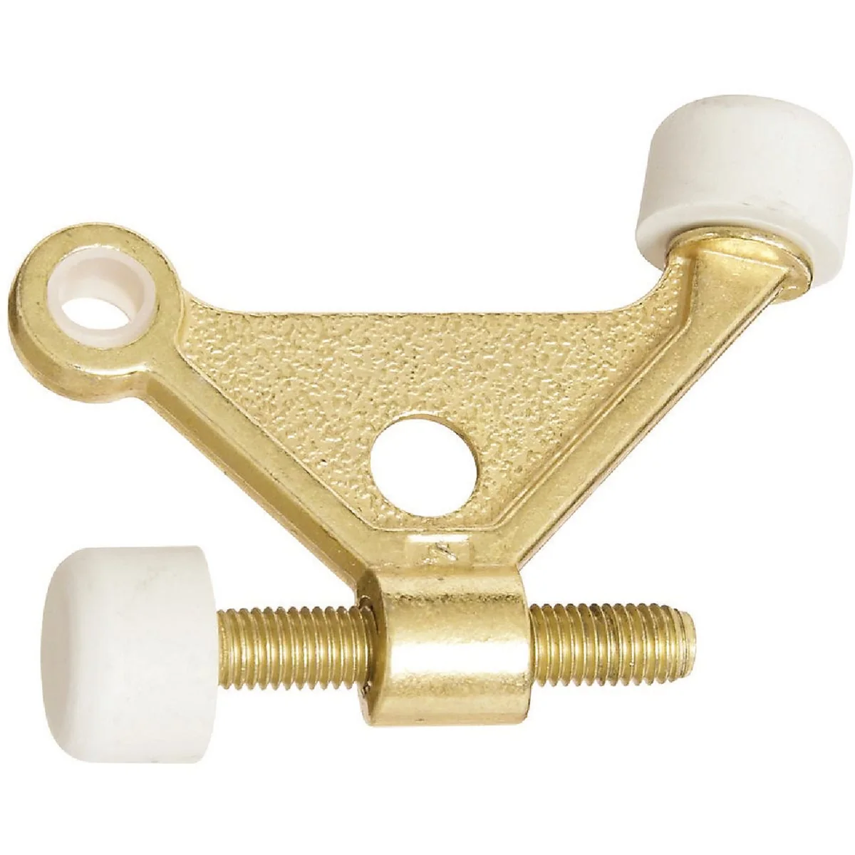 Long-Lasting National Bright Brass Zinc Hinge Pin Door Stop Trusted