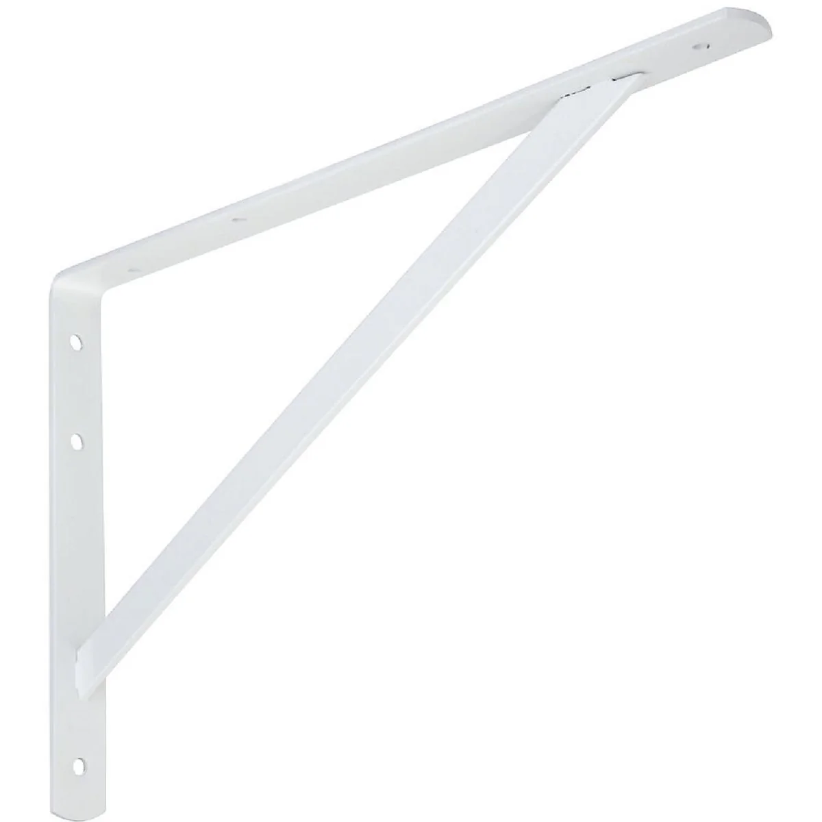Top-Quality National 111 16 In. White Steel Super Strength Shelf Bracket Fast