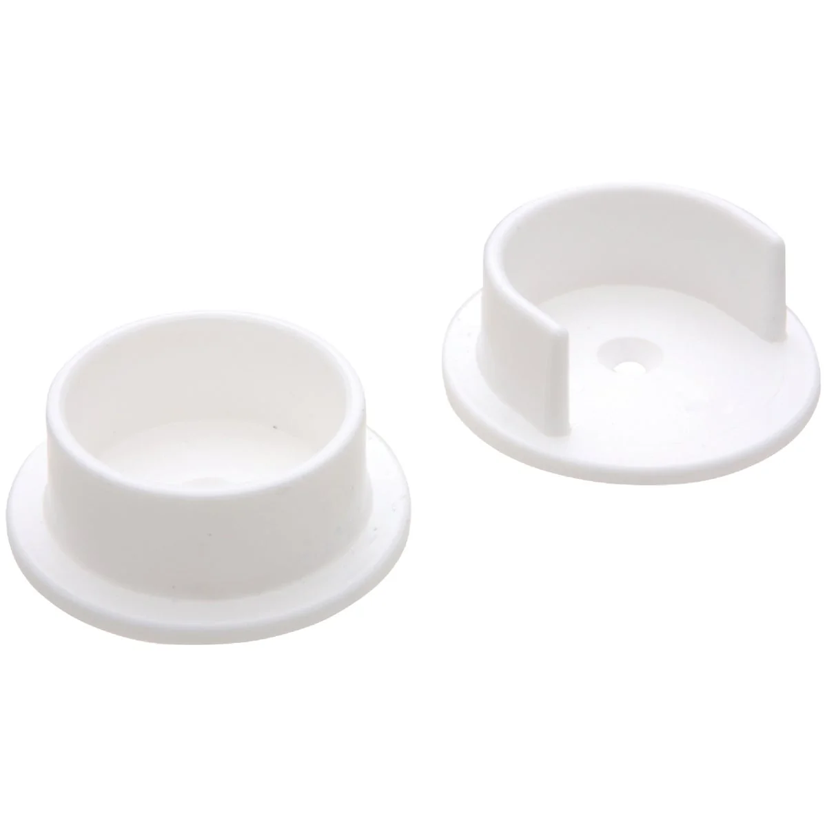Versatile National 1-3 8 In. Plastic Closet Rod Socket White 2 Per Bag Effective